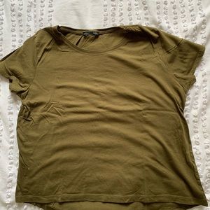 Loose army green t-shirt